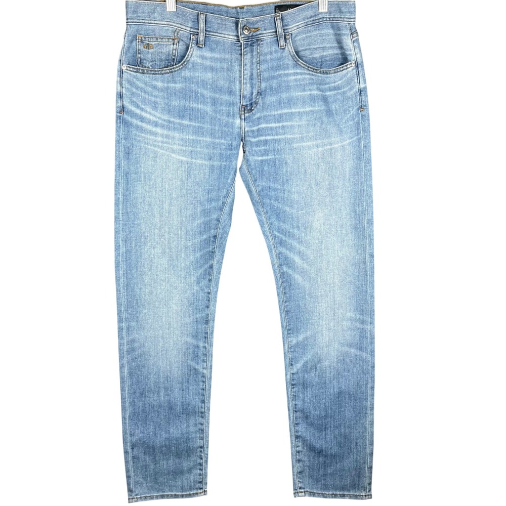 Armani Exchange Slim Fit Jeans Women 34 Light‎ Blue J13 3LZJ13 Z1FCZ Denim